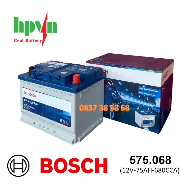 ẮC QUY BOSCH 575.068 (12V-75AH)